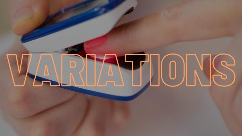 Variations of Oxygen Saturation